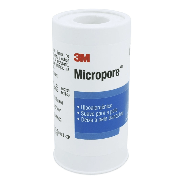Carretel de Micropore Branca 100mmx10m